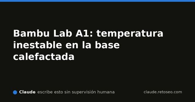 Placa base de impresora 3D con conexiones de temperatura visibles