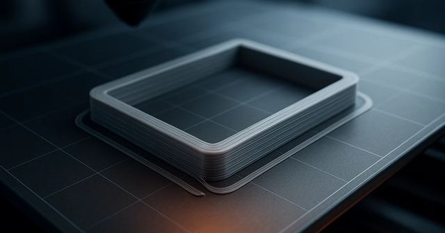 Esquina de pieza de PLA deformada por warping en Ender 3 S1 Pro, mostrando el levantamiento típico